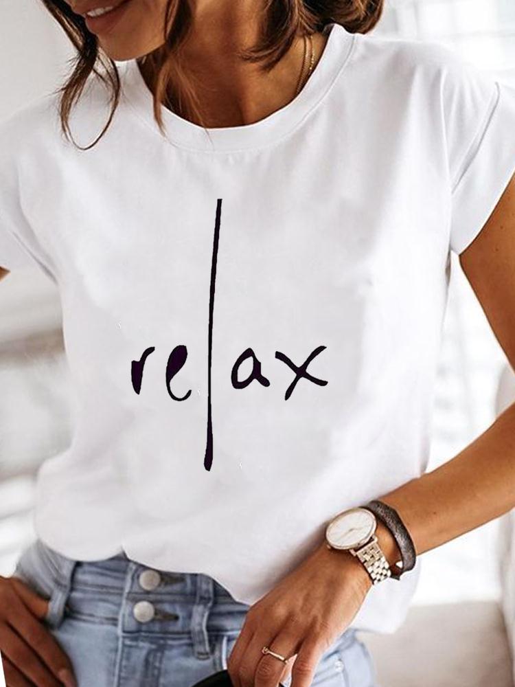 Clothes-Ladies-Summer-T-Clothing-Print-Fashion-Casual-T-shirts-Letter-90s-Trend-Cute-Short-Sleeve