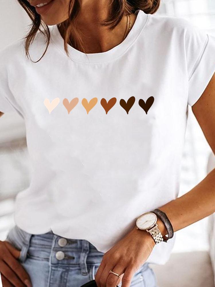 Fashion-Short-Sleeve-Love-Sweet-90s-Trend-Casual-T-shirts-Clothes-Women-Female-Summer-T-Clothing
