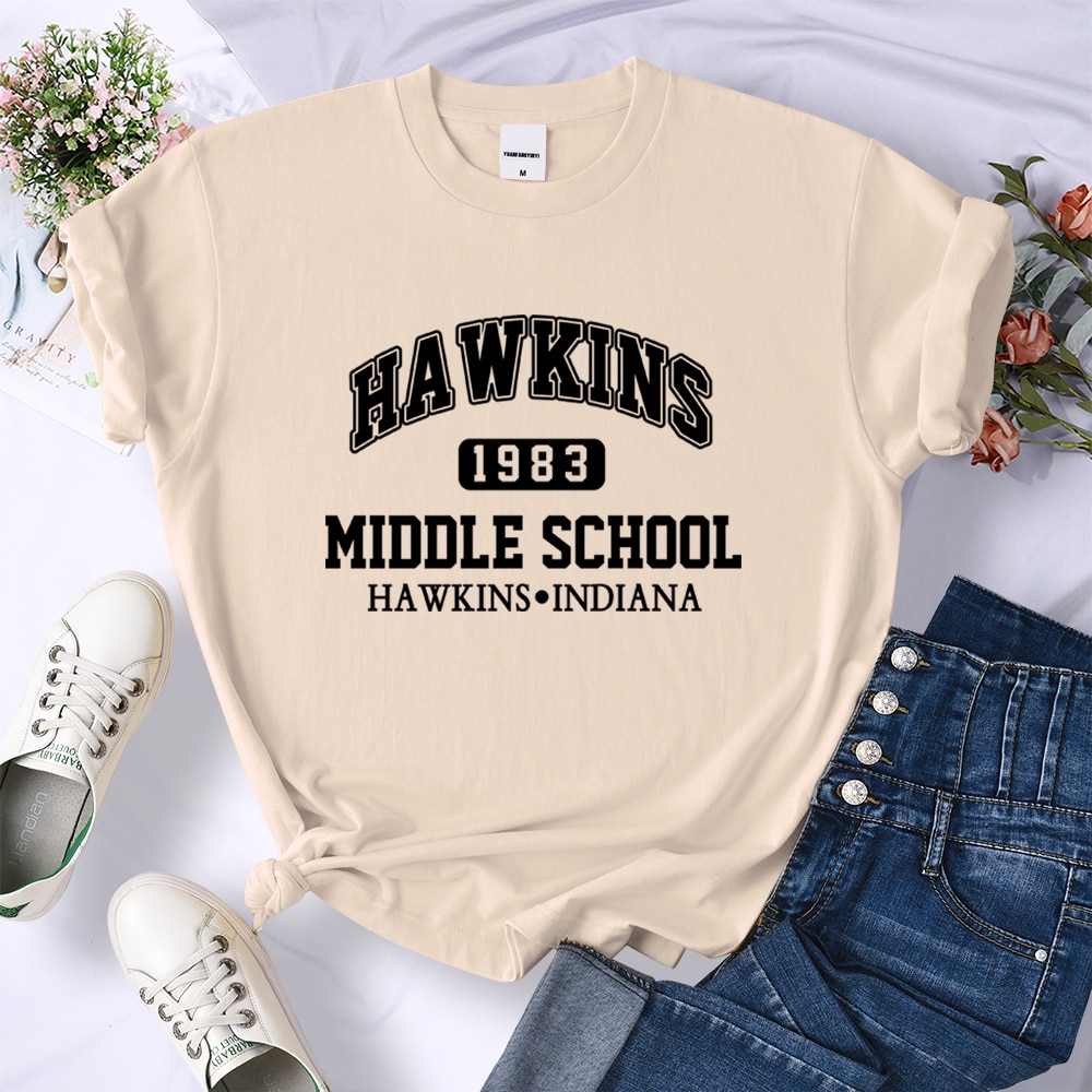 Hawkins-1983-Middle-School-Indiana-Female-T-Shirts-Fashion-Casual-Tshirts-Street-Hip-Hop-Tee-Clothing-1